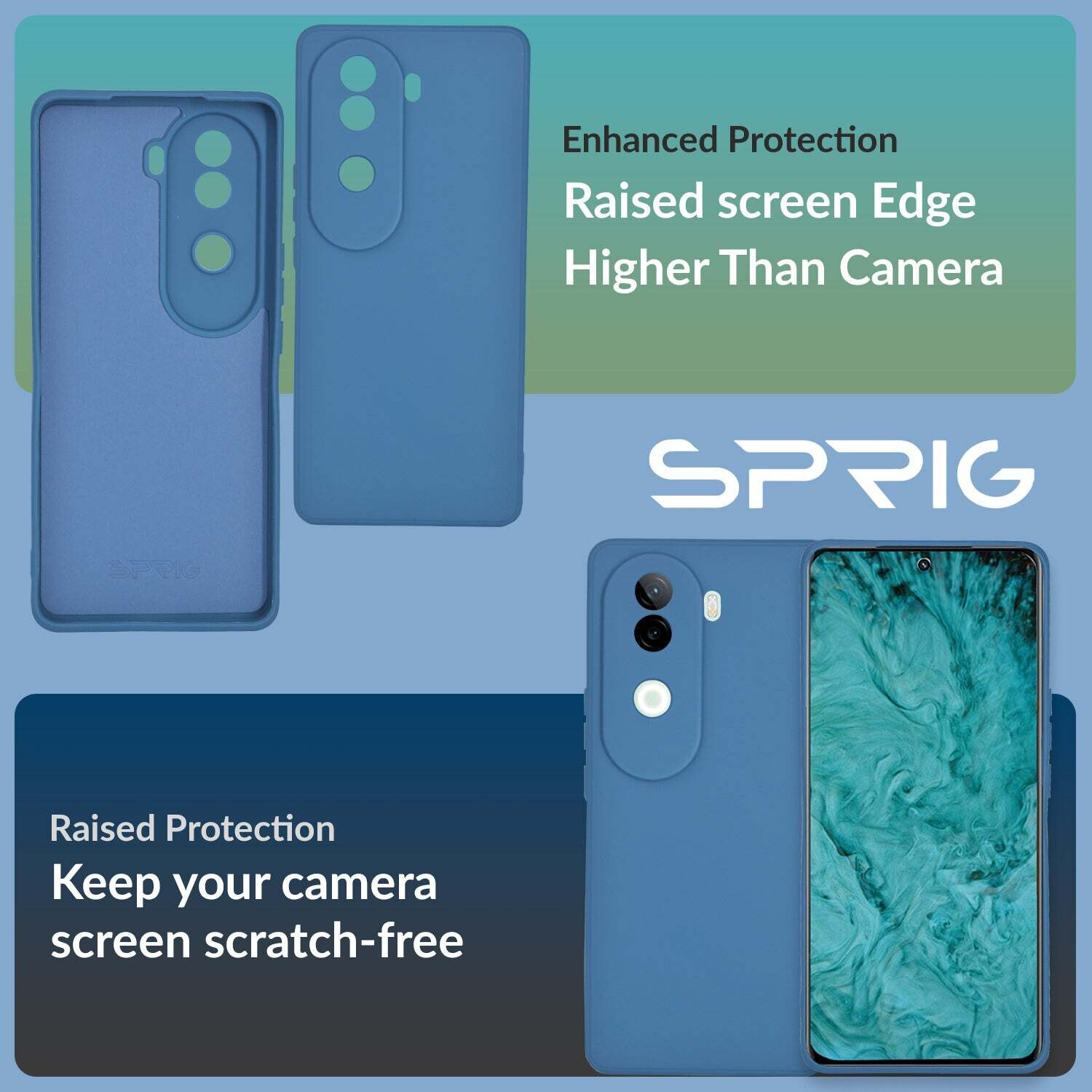 Image of Sprig Back Cover for IQOO Z9S 5G, IQOO Z9s 5G, Z9s 5G, vivo V40e, V40e