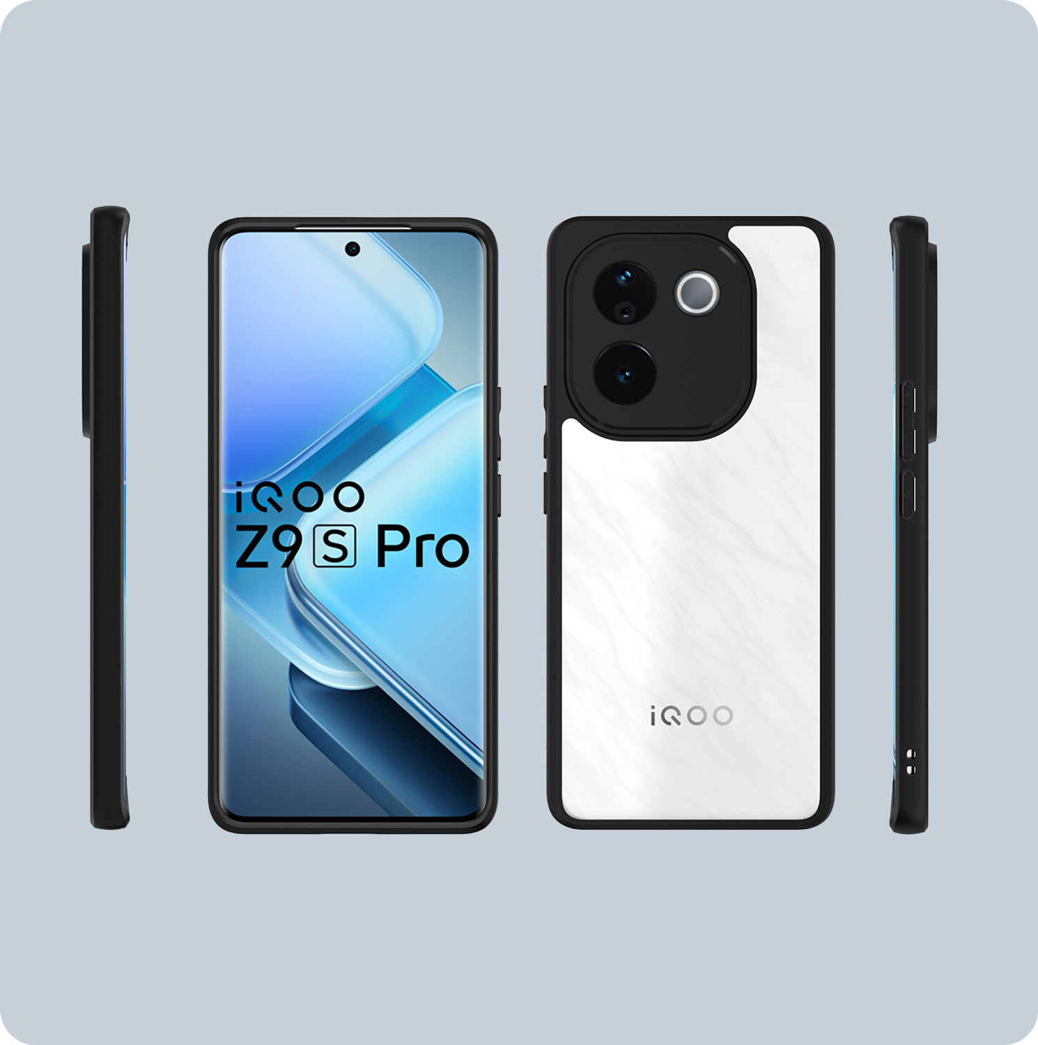Image of Kapaver Back Cover for iQOO Z9s Pro / Vivo T3 Pro