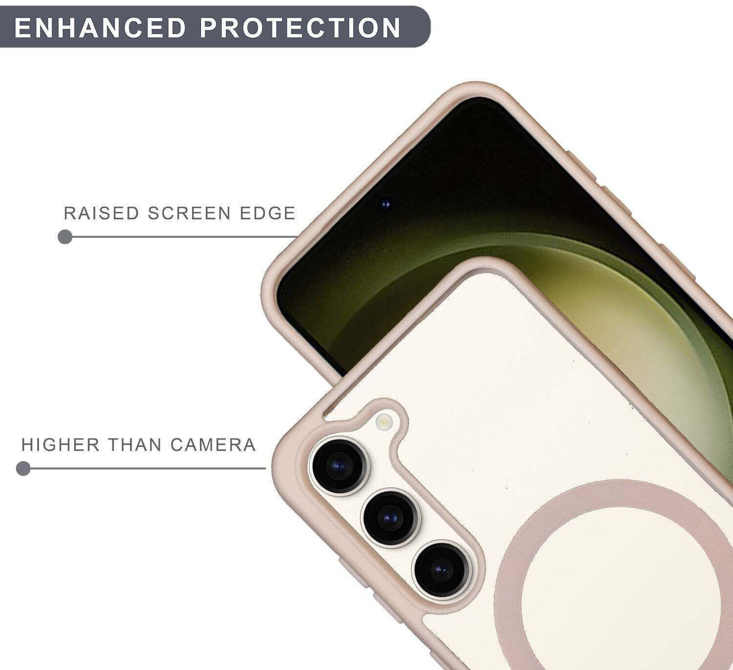 Image of Sprig Transparent Magnetic Back Cover for Samsung Galaxy S23 Plus 5G