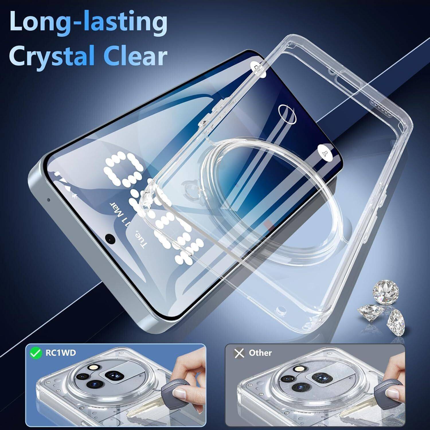 Nothing Phone (3a) Pro Anti-Shock Hybrid Case - Transparent