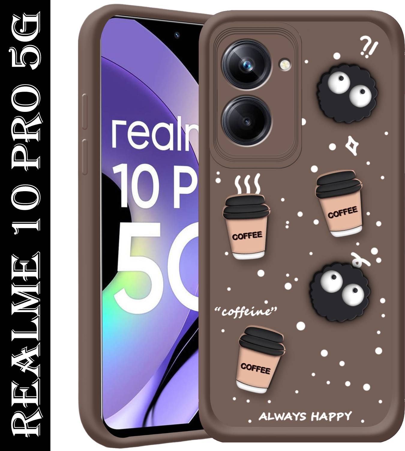 BOZTI Back Cover for Realme 10 Pro 5G