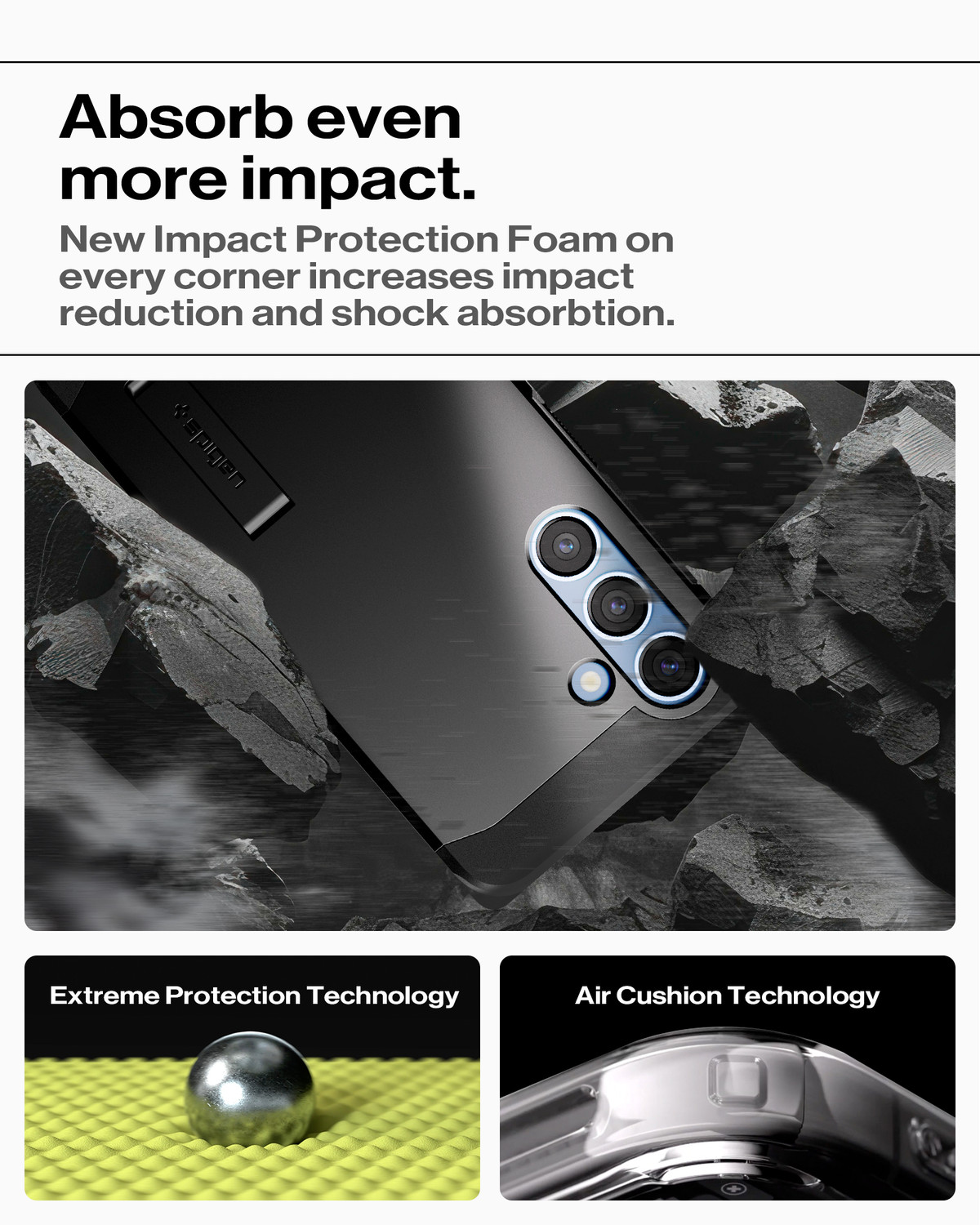 Image of Spigen Tough Armor (AI) MagFit Back Cover for Samsung Galaxy S25