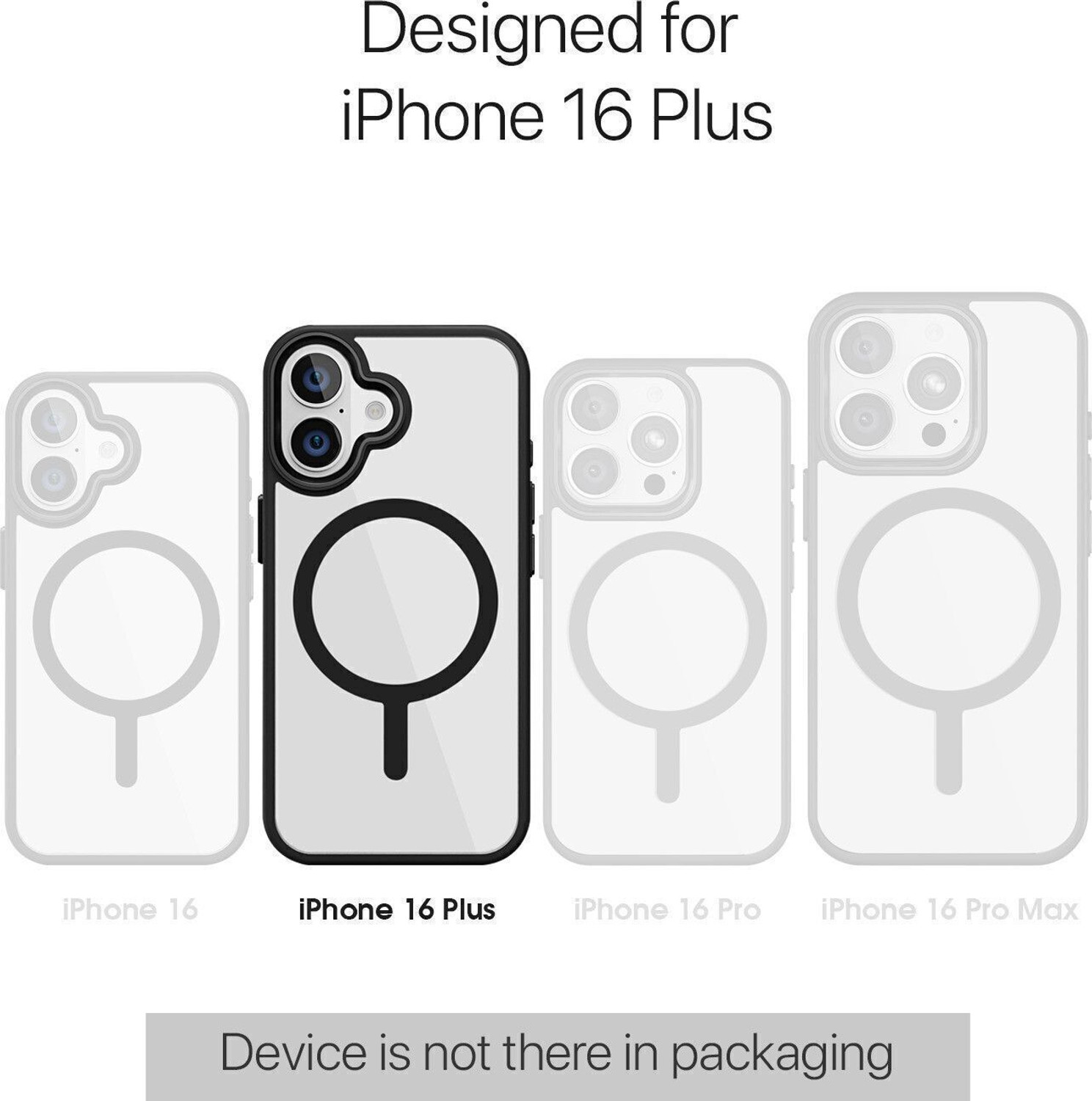 Image of Gripp Back Cover for Apple iPhone 16 Plus