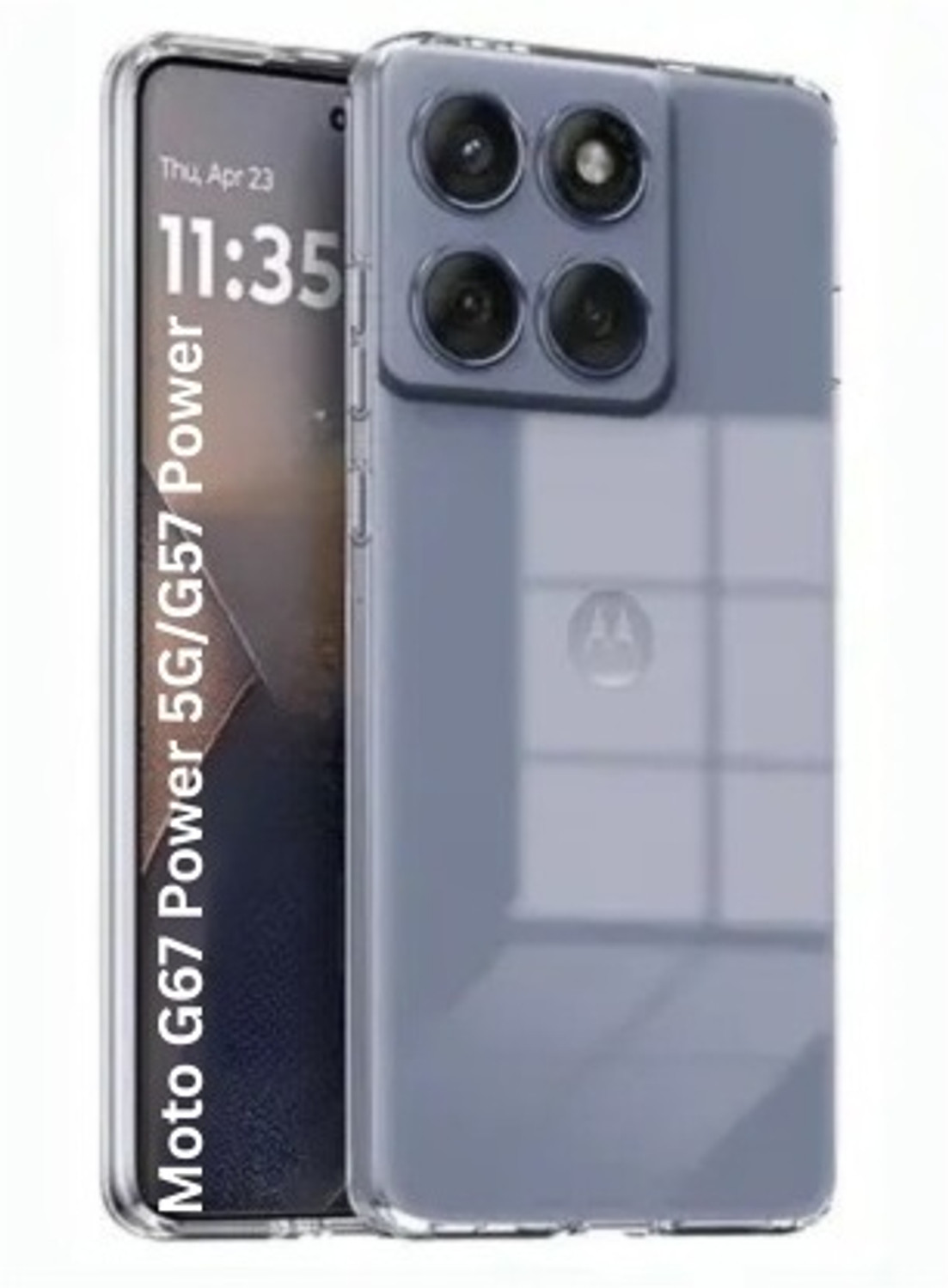 Image of Flipkart SmartBuy Back Cover for Motorola Moto G67 Power 5G