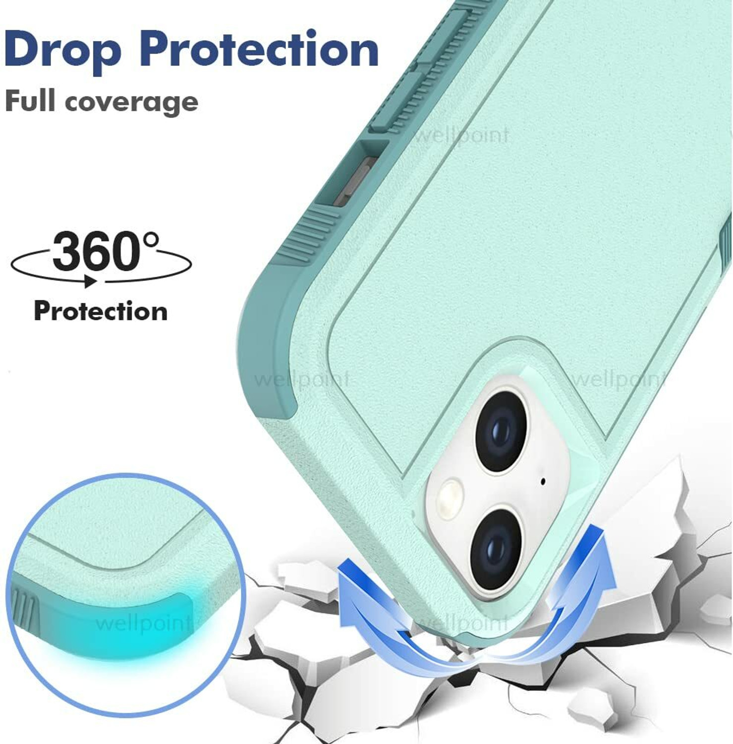 Image of DAMTTE Back Cover for Apple iPhone 13