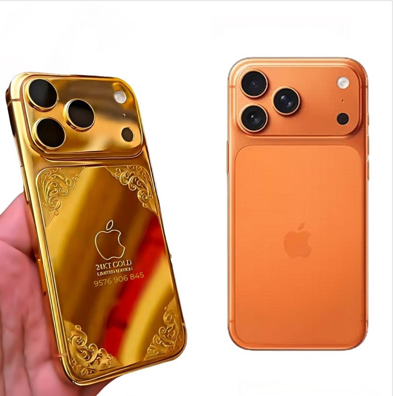 Almas Back Cover for Apple iPhone 17 Pro With Camera Protection, and Wireless Charging, Anti-scratch coating