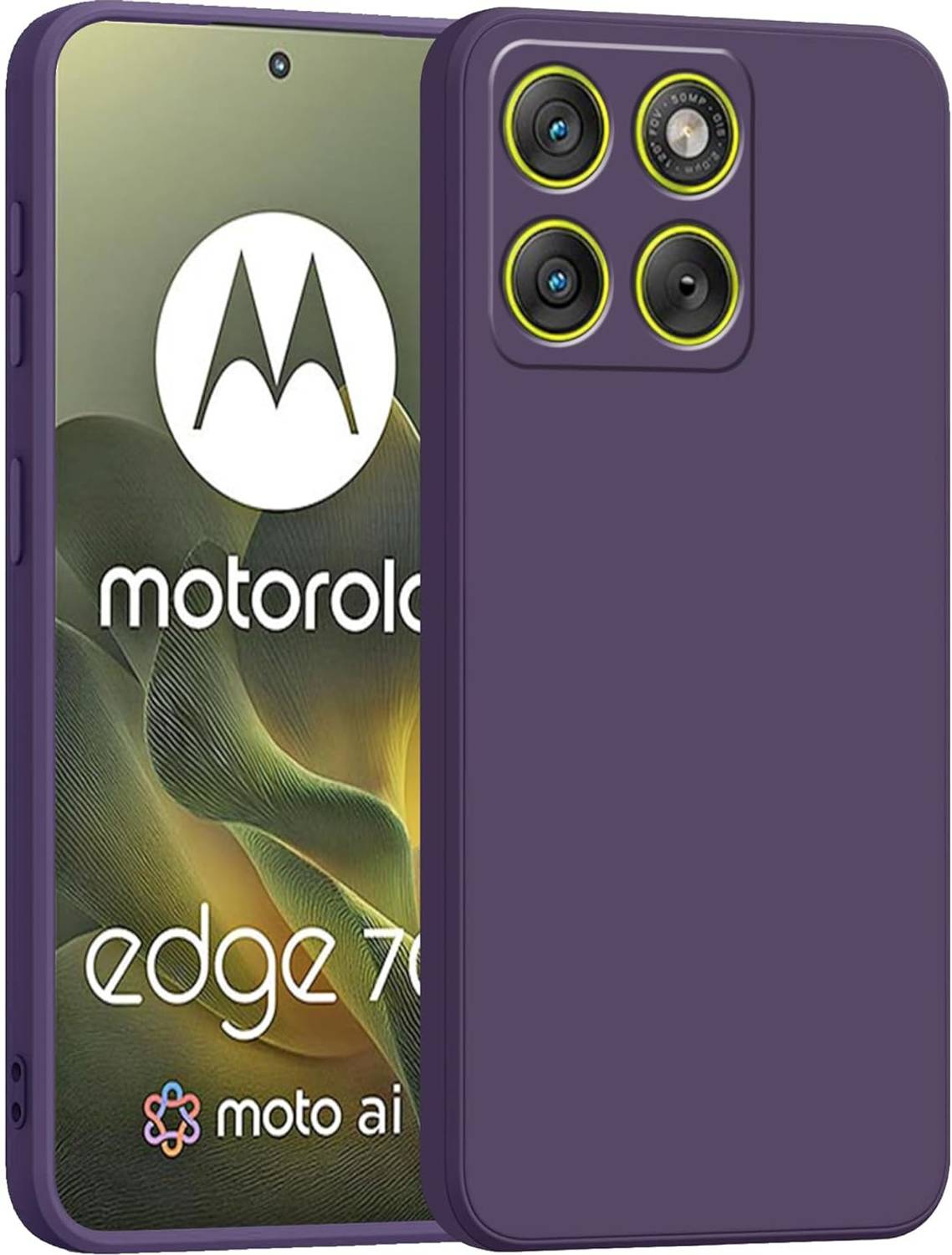 ArmourPro Back Cover for Motorola Edge 70 5G, Moto Edge 70, Microfiber Lining, Silicon Case
