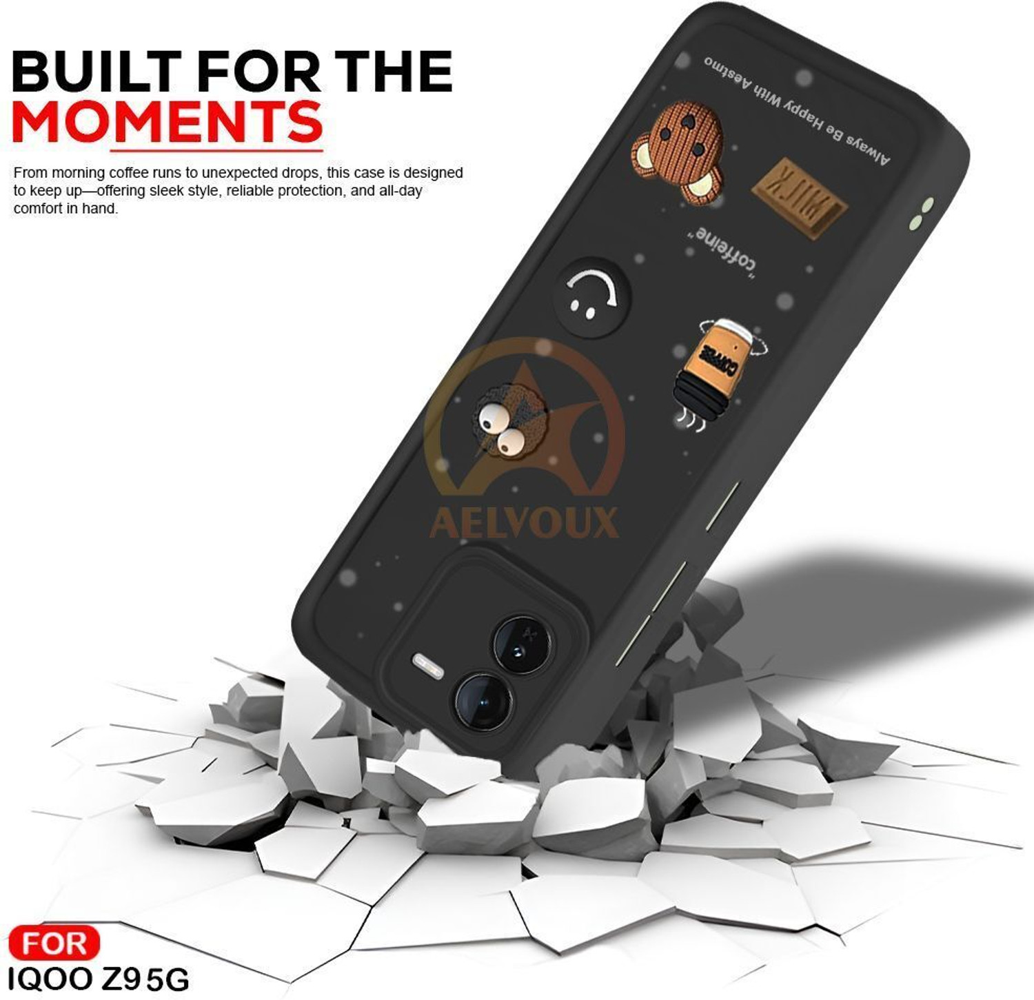Image of AelVouX Back Cover for iQOO Z9 5G