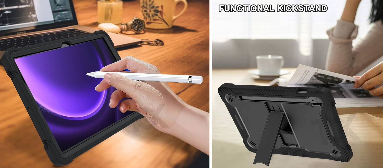 Image of HITFIT Back Cover for Samsung Galaxy Tab S9 FE / Tab S10 Lite / Tab S10 FE 10.9 inch) / Tab S9 (11 inch)
