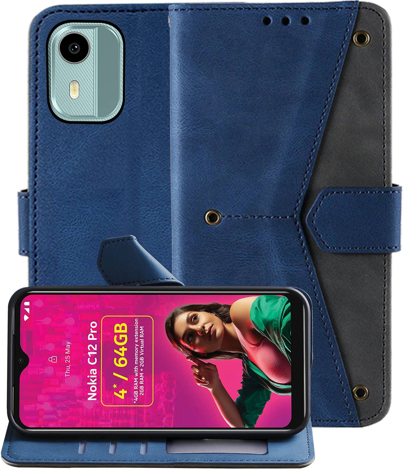 Autofocus Back Cover for Nokia C12 Pro