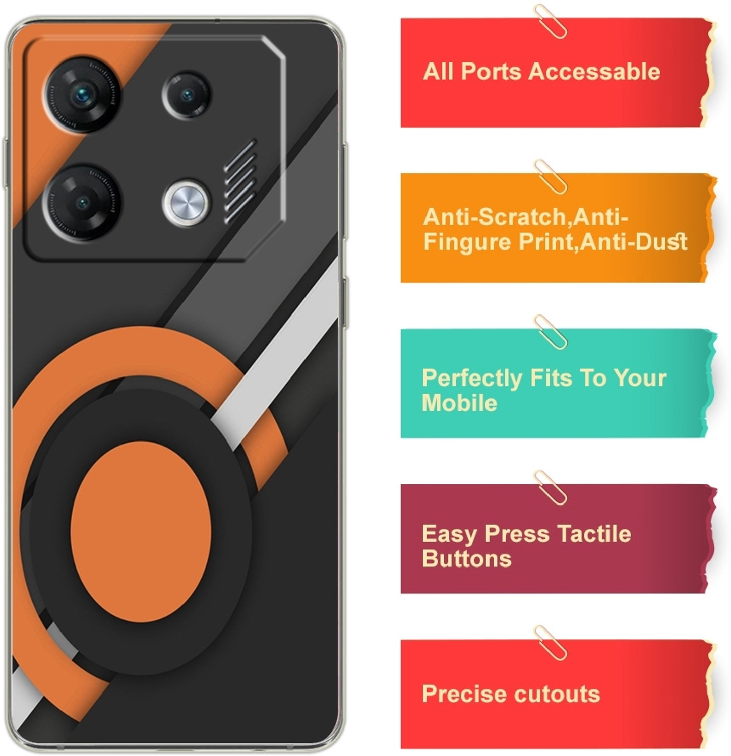 Image of Mitvaa Back Cover for Infinix GT 10 Pro 5G
