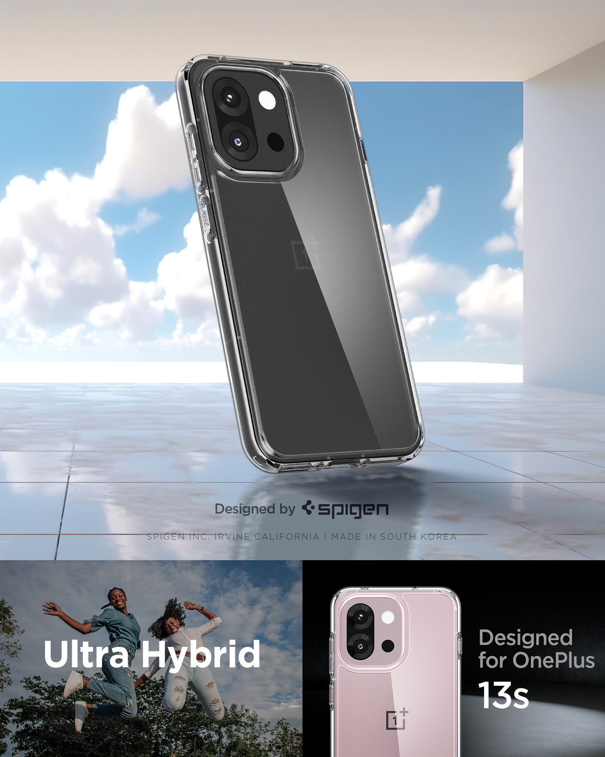 Image of Spigen Ultra Hybrid Back Cover for OnePlus 13s