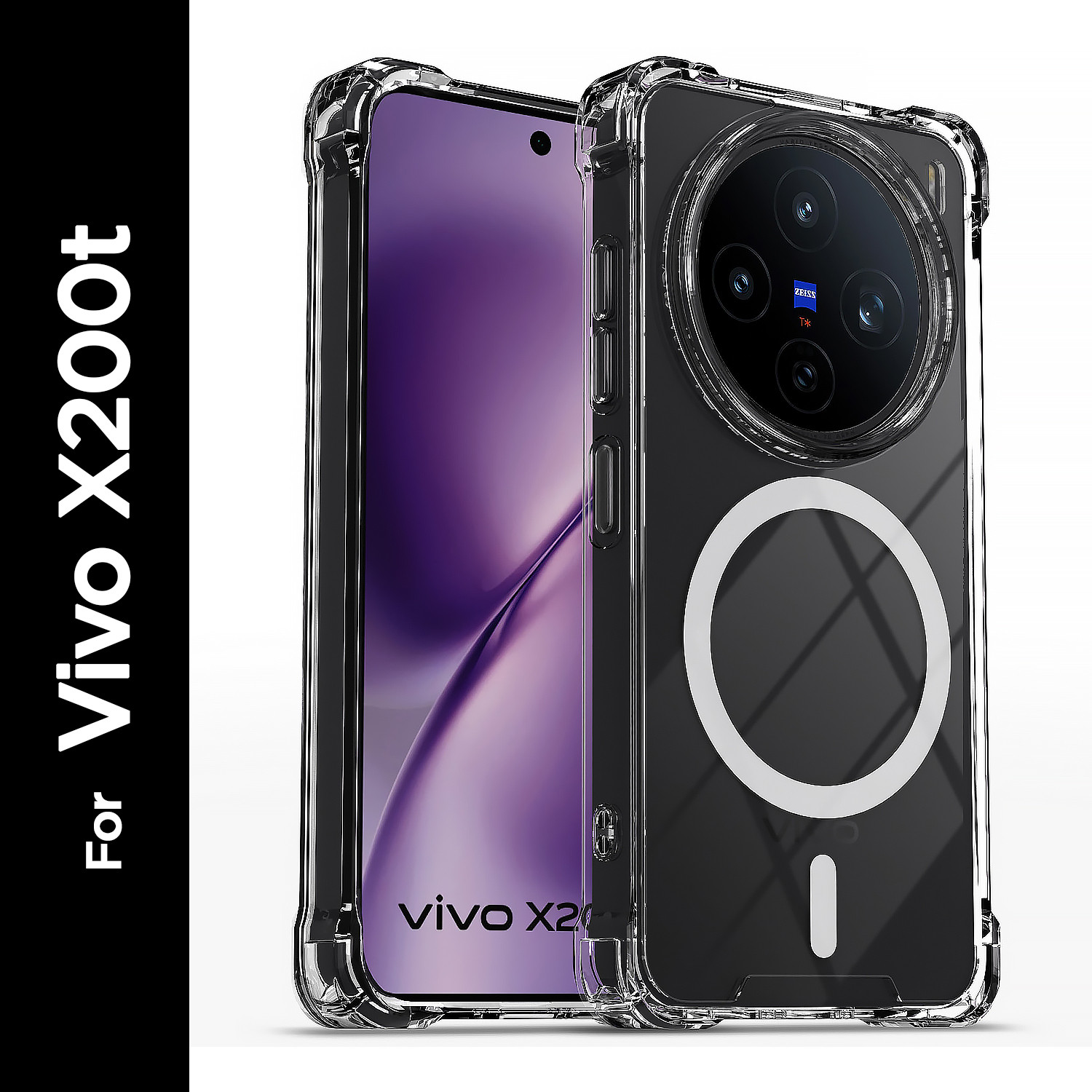 Image of Pikkme Back Cover for Vivo X200T 5G