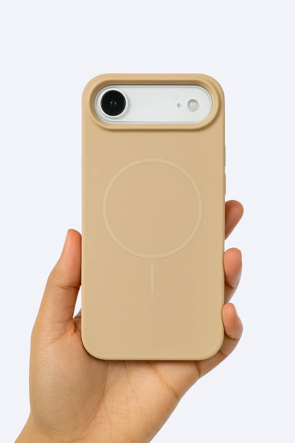AGRONA Back Cover for Apple iPhone 17 Air | Premium Silicone MagSafe Compatible Shockproof Case