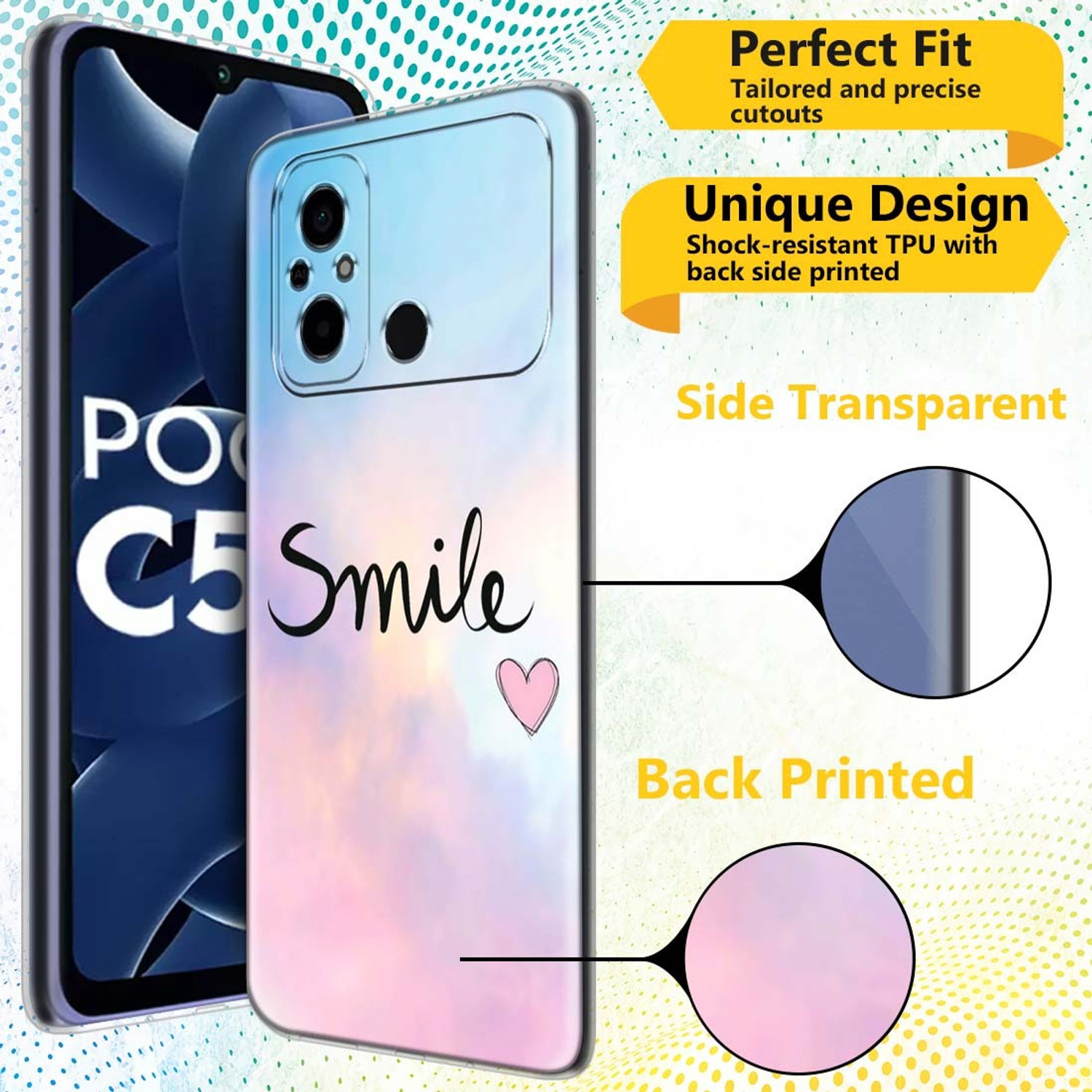Image of Flipkart SmartBuy Back Cover for POCO C55