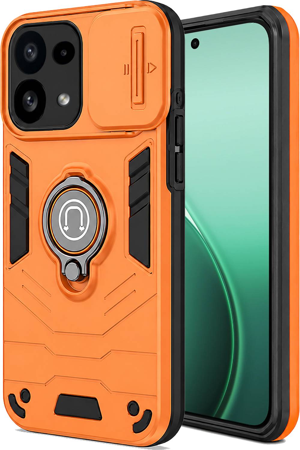 GLOBAL NOMAD Back Cover for Nothing Phone (3a) Lite Orange