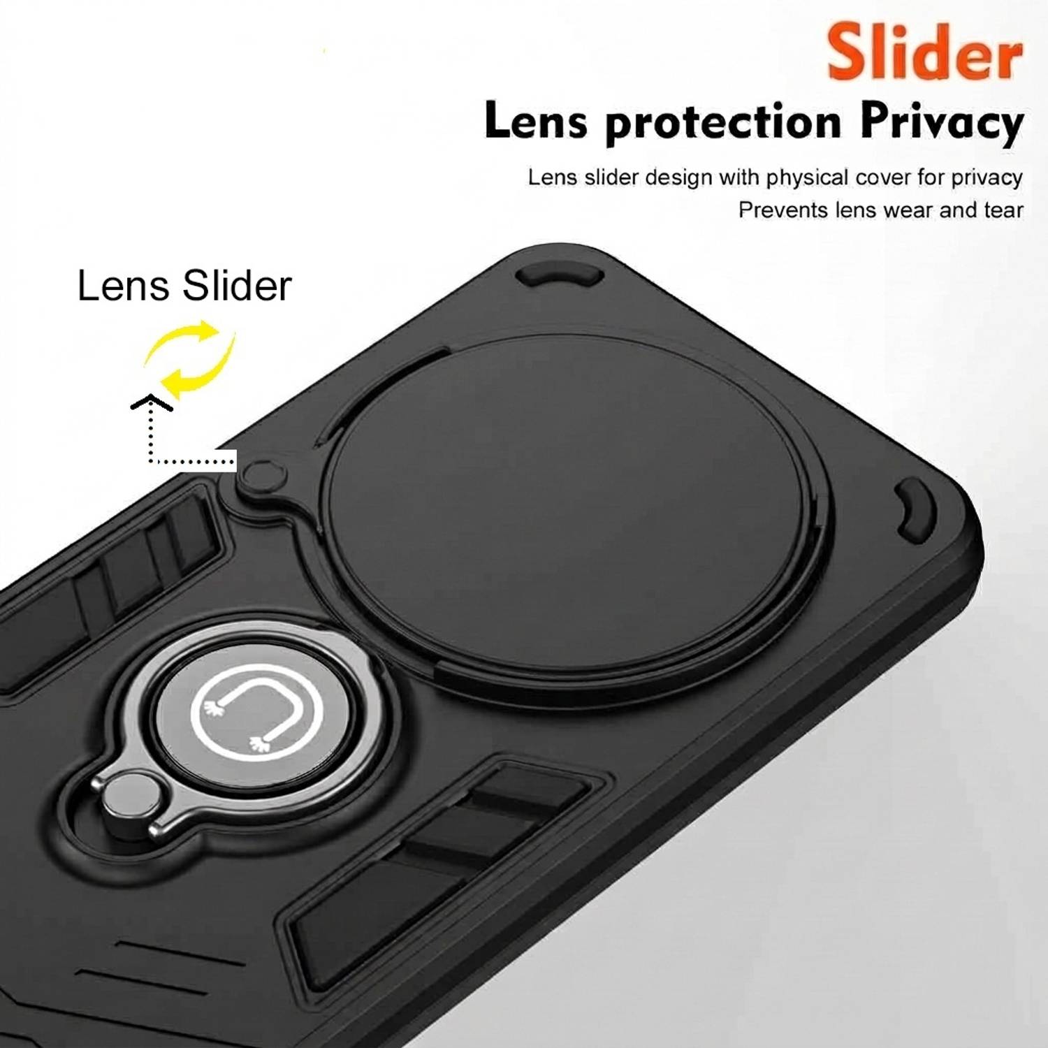 Kypo Back Cover for Realme Narzo 70 Turbo 5G Black - Image 4