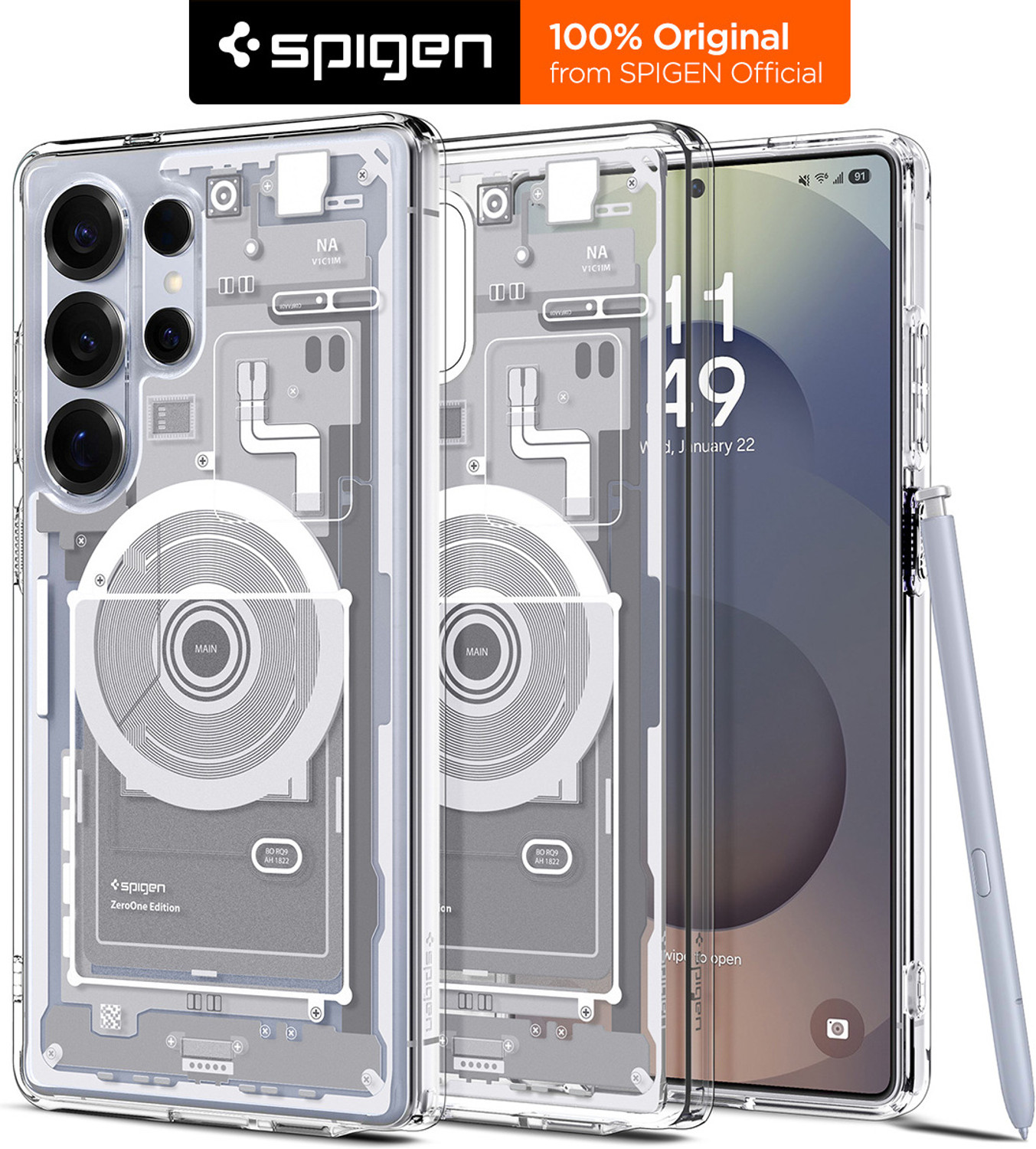 Image of Spigen Ultra Hybrid MagFit Back Cover for Samsung Galaxy S25 Ultra