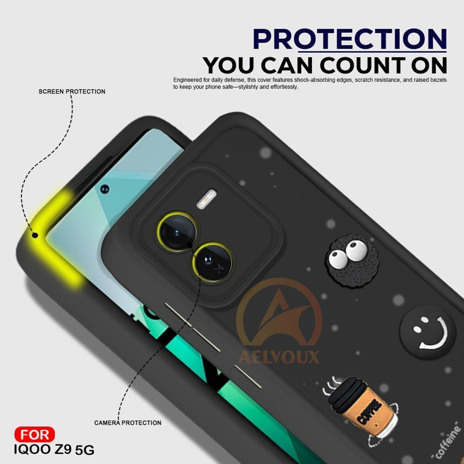 Image of AelVouX Back Cover for iQOO Z9 5G