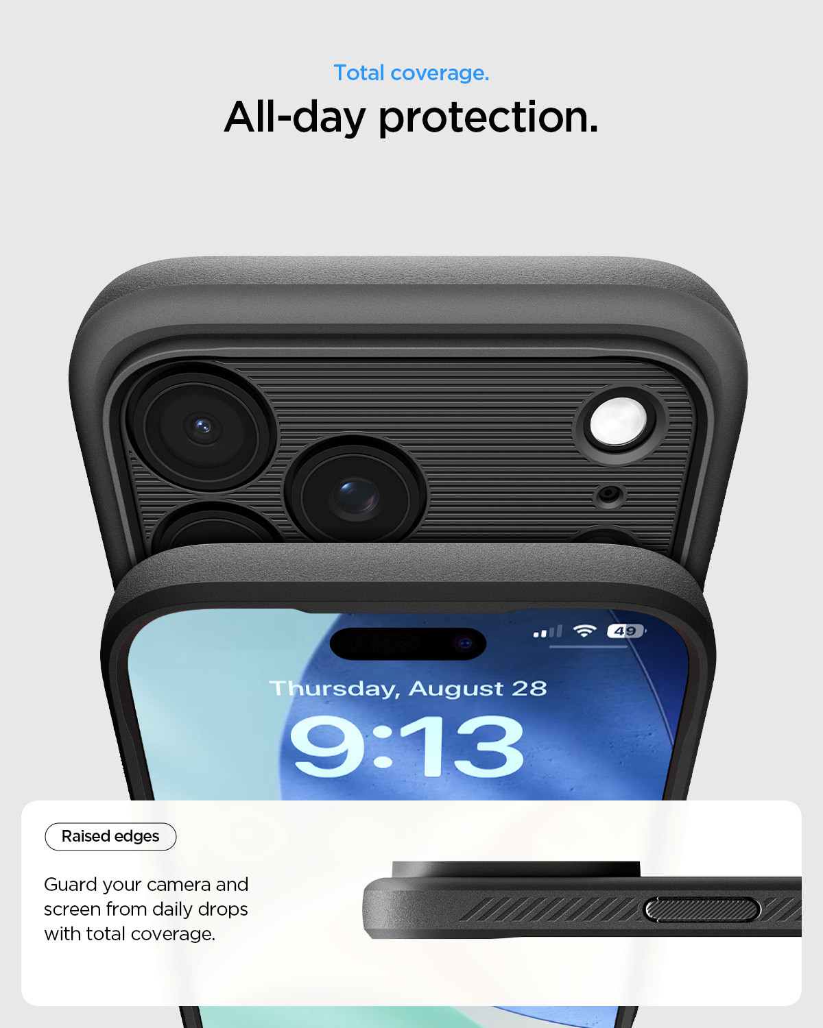 Image of Spigen Rugged Armor MagFit Back Cover for iPhone 17 Pro Max
