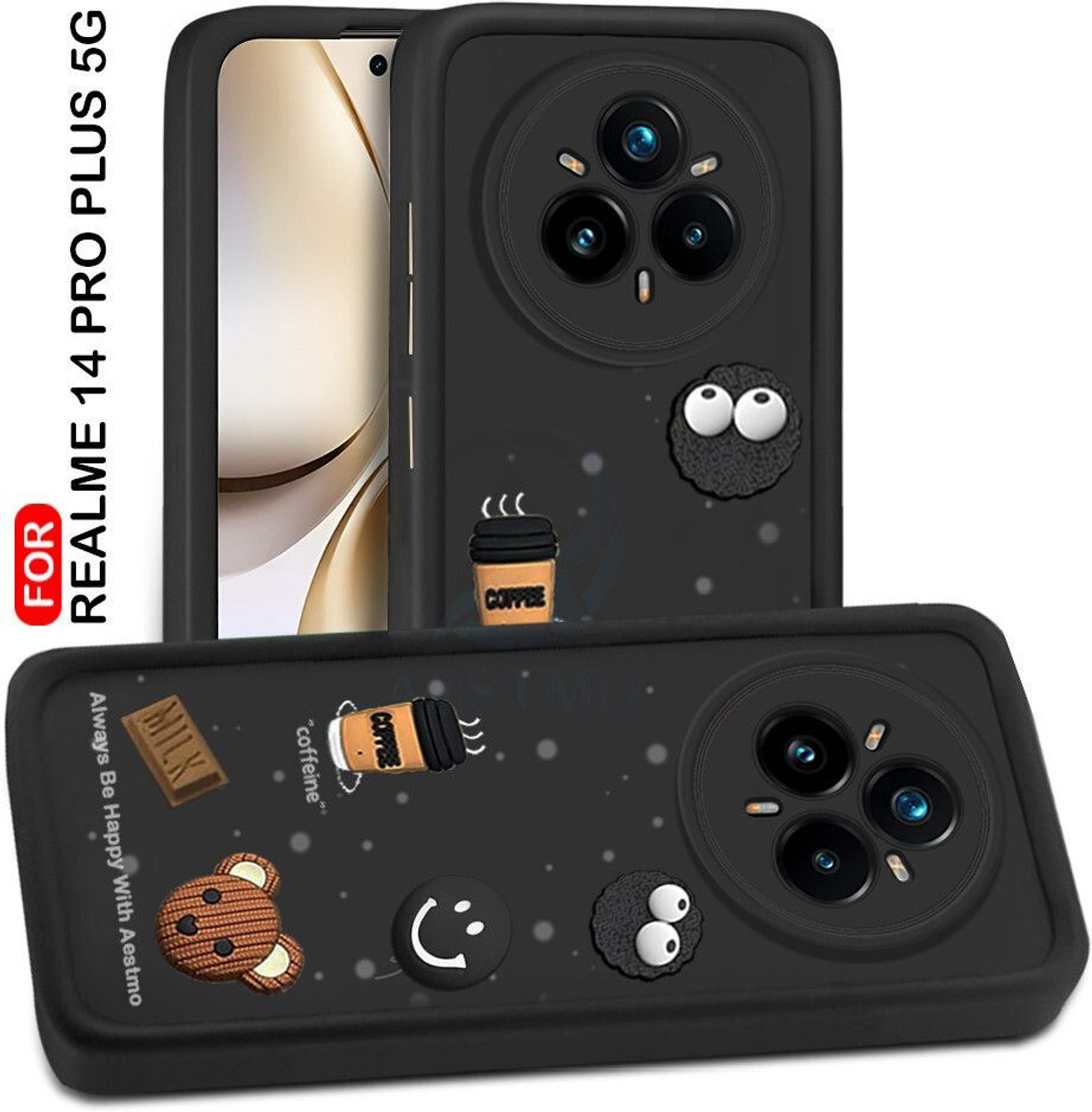 Image of AESTMO Back Cover for Realme 14 Pro+ Plus 5G
