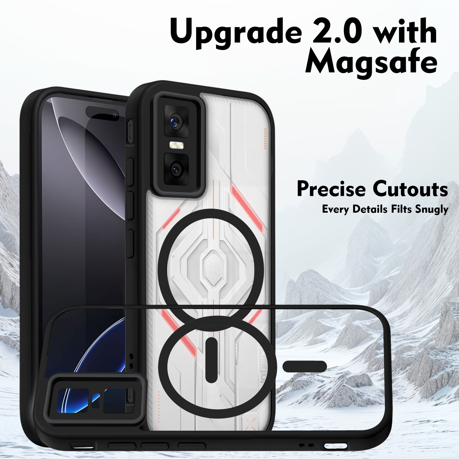 Image of V-TAN Back Cover for Infinix GT 30 Pro
