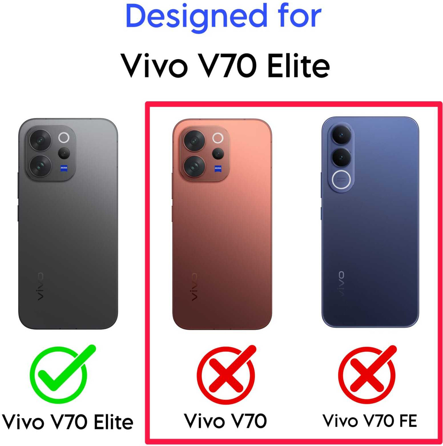 Image of SYOTT Back Cover for vivo V70 Elite