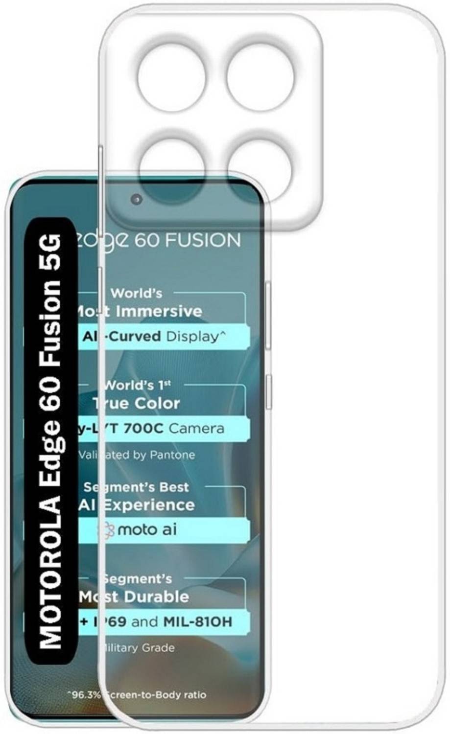 AKSHUD Back Cover for Moto Edge 60 Fusion 5G, (CT), Moto Edge 60 Fusion - AKSHUD : Flipkart.com