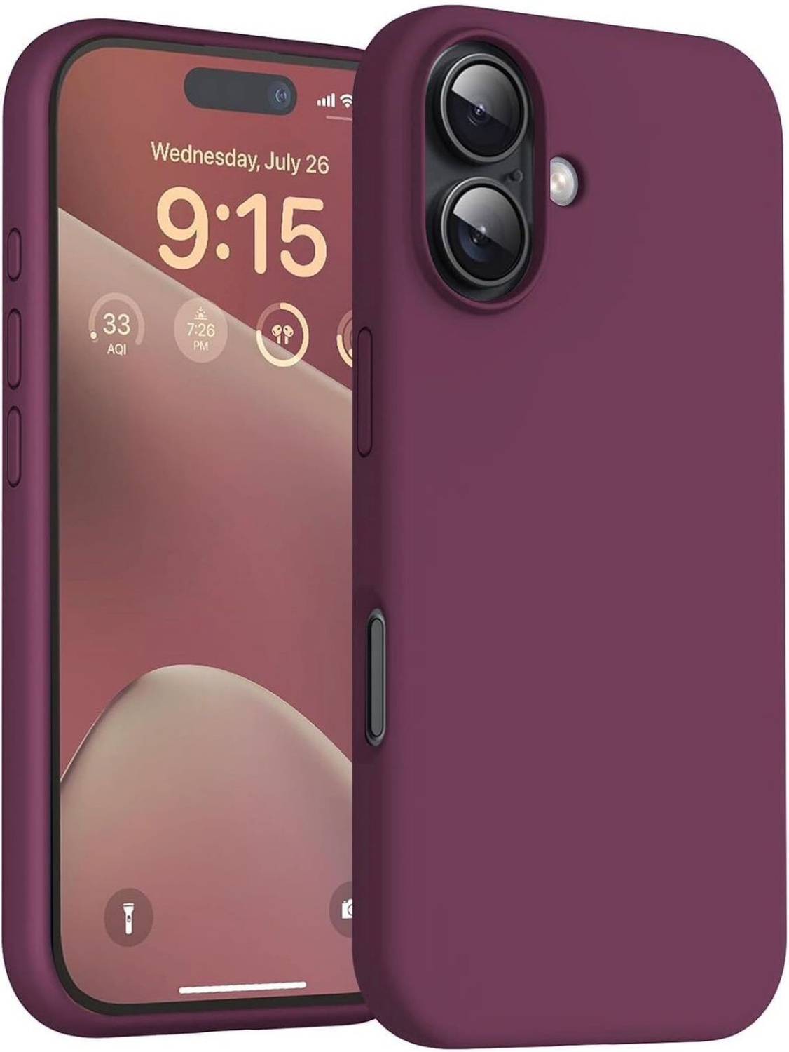 Celvas Back Cover for iPhone 16 Plus Red - Image 1