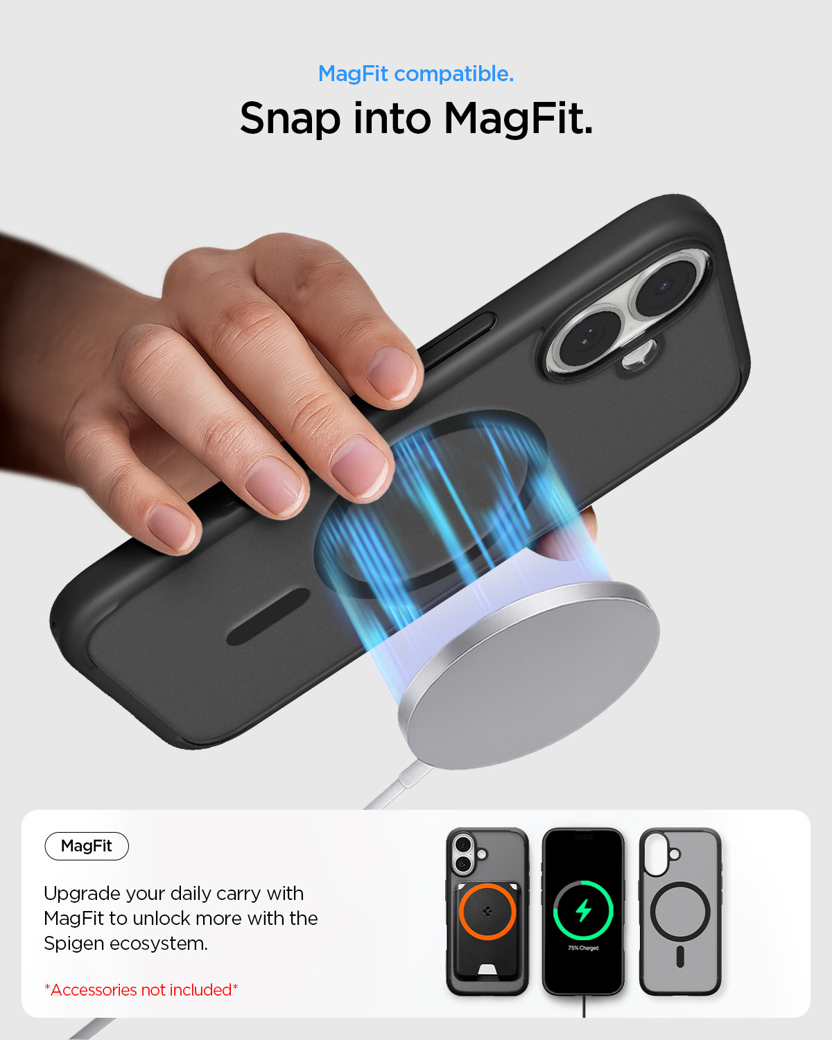 Image of Spigen Ultra Hybrid MagFit Back Cover for iPhone 17