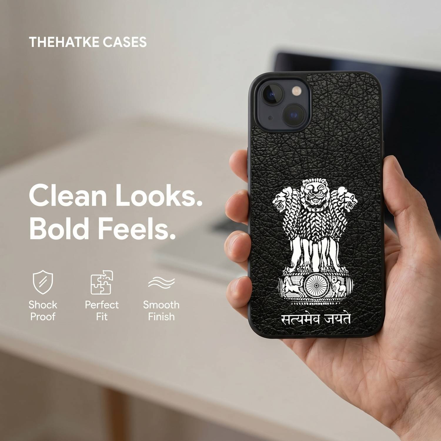 The Hatke iPhone 14 Back Cover Satyamev Jayate - Image 2