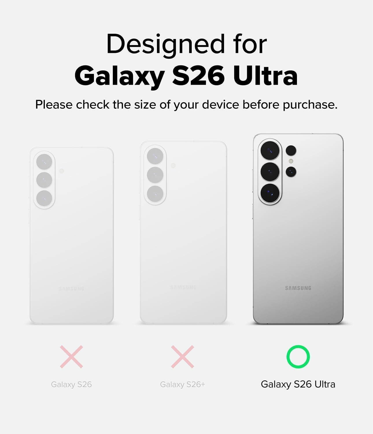 Image of Ringke Back Cover for Samsung Galaxy S26 Ultra