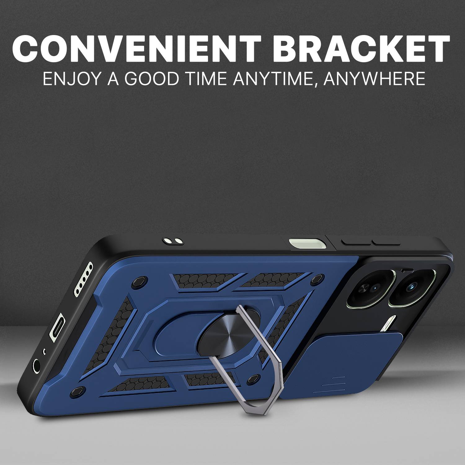 Pikkme Back Cover for iQOO Z9X 5G Blue - Image 3
