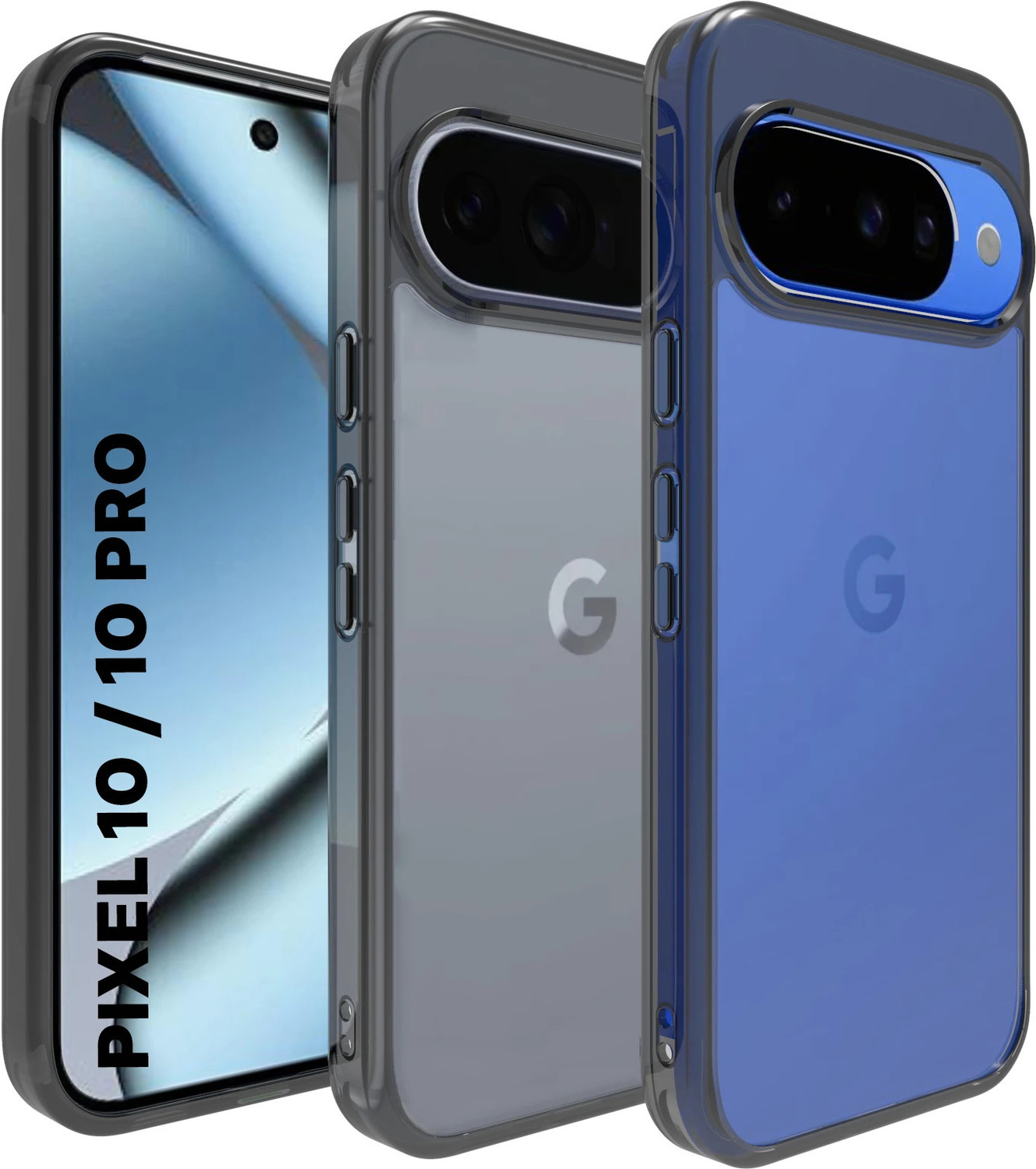 Image of RIGGEAR Back Cover for Google Pixel 10, Google Pixel 10 Pro (Transparent, Shock Proof, Pack of: 1)