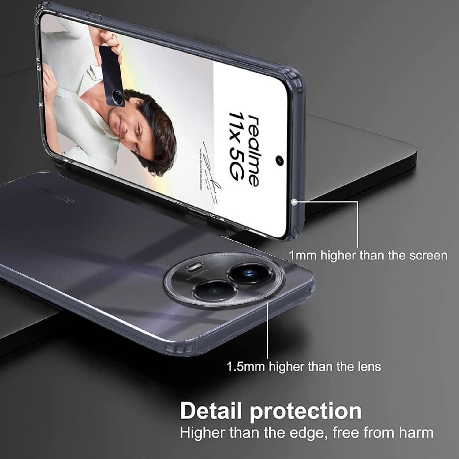 Image of Hamz Back Cover for Realme 11X 5G