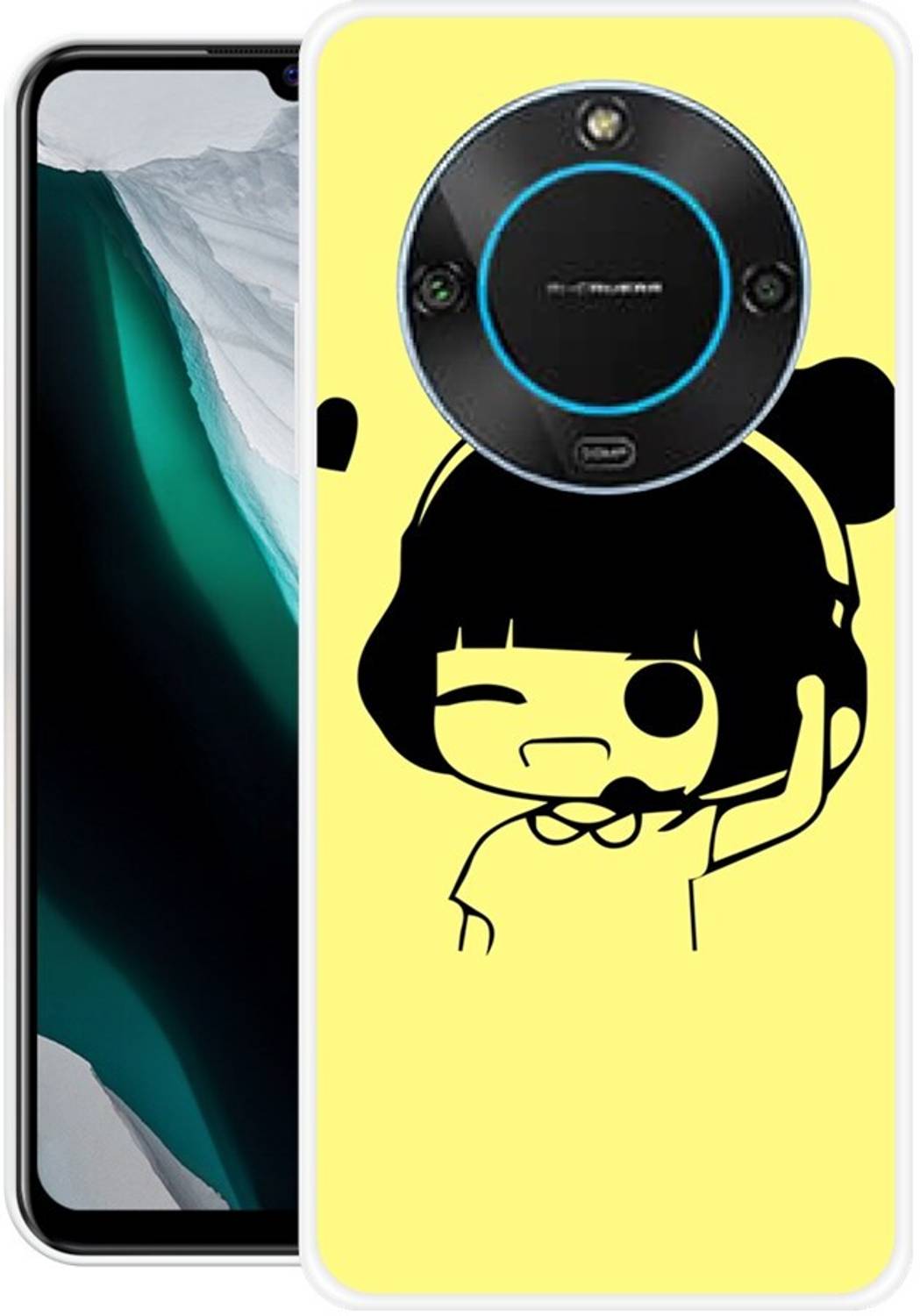 play fast Back Cover for LAVA Blaze 2 5G, LXX507, CUTE, GIRL