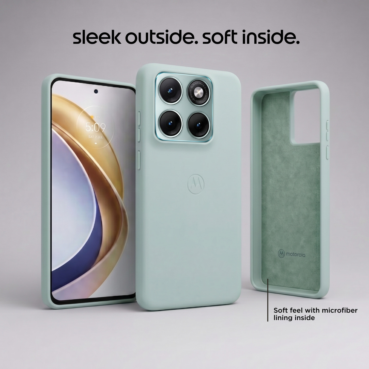 Image of MOTOROLA Back Cover for Moto Edge 70 Fusion, MOTOROLA Edge 70 Fusion (SoftMatte), Original Motorola Product