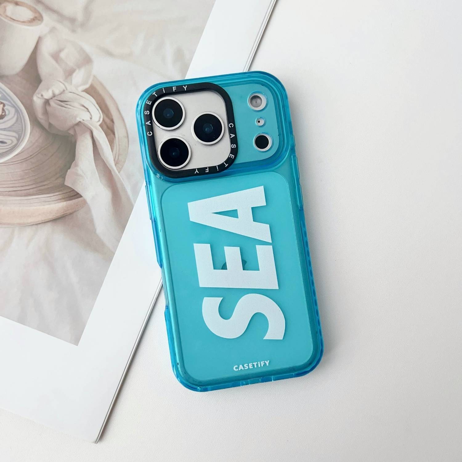 HelloX Back Cover for Apple iPhone 17 Pro Sea Case Camera and Drop