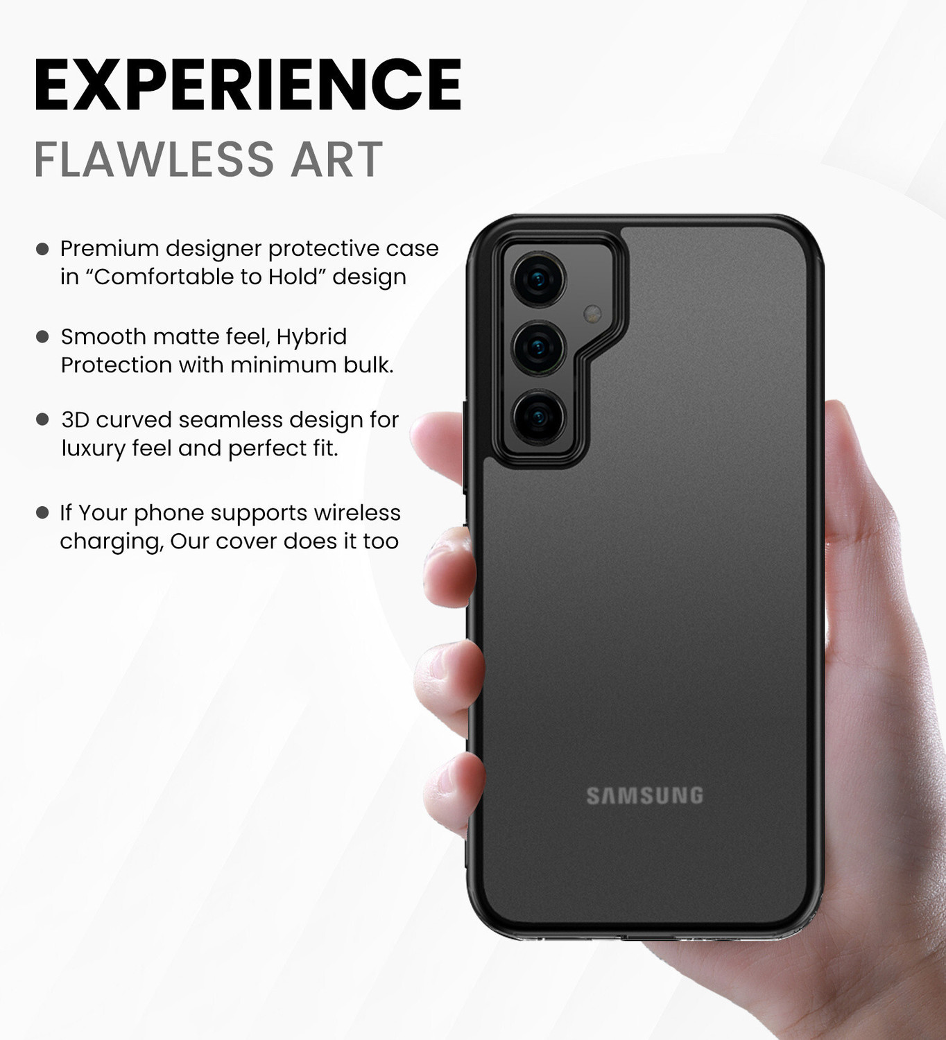 Image of Golden Sand Back Cover for Samsung Galaxy S23 FE 5G, Samsung S23 FE 5G (Black, Shock Proof, Thermoplastic Polyurethane, Pack of: 1)