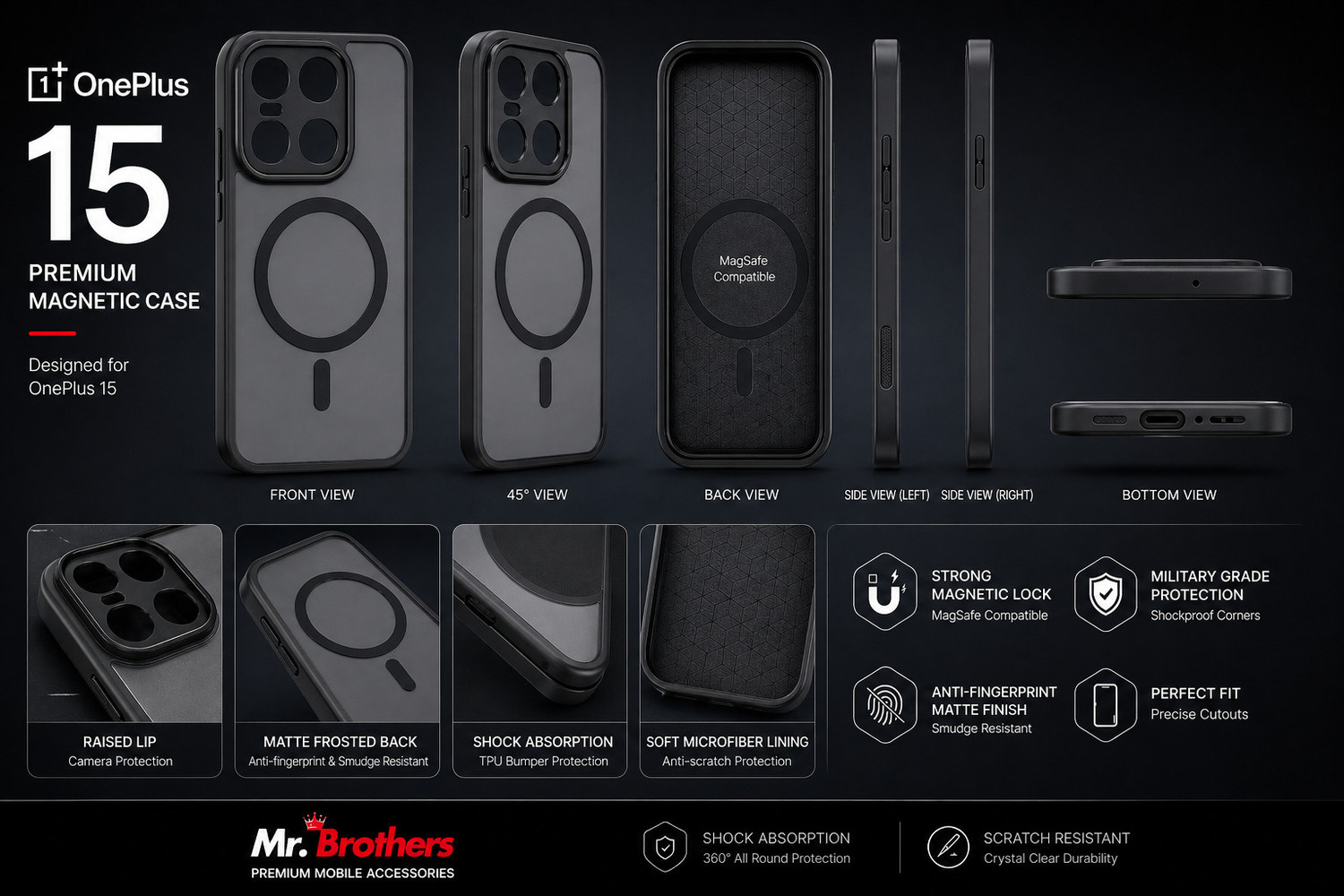 Image of MR BROTHERS Back Cover for Mr Oneplus15