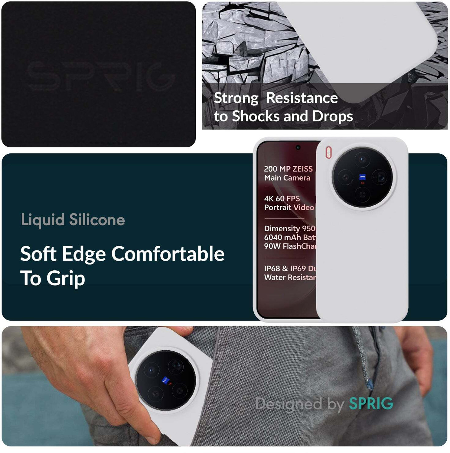 Image of Sprig Back Cover for Vivo X300 5G, vivo X300 5G
