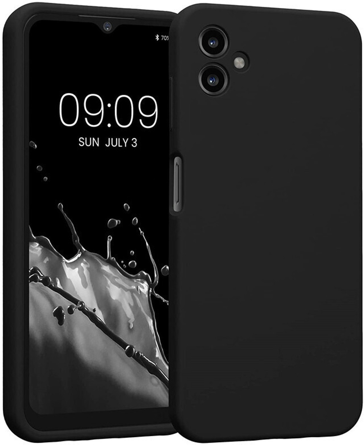 Image of OneLike Back Cover for Samsung Galaxy F14 5G (Black, Shock Proof, Silicon, Pack of: 1)