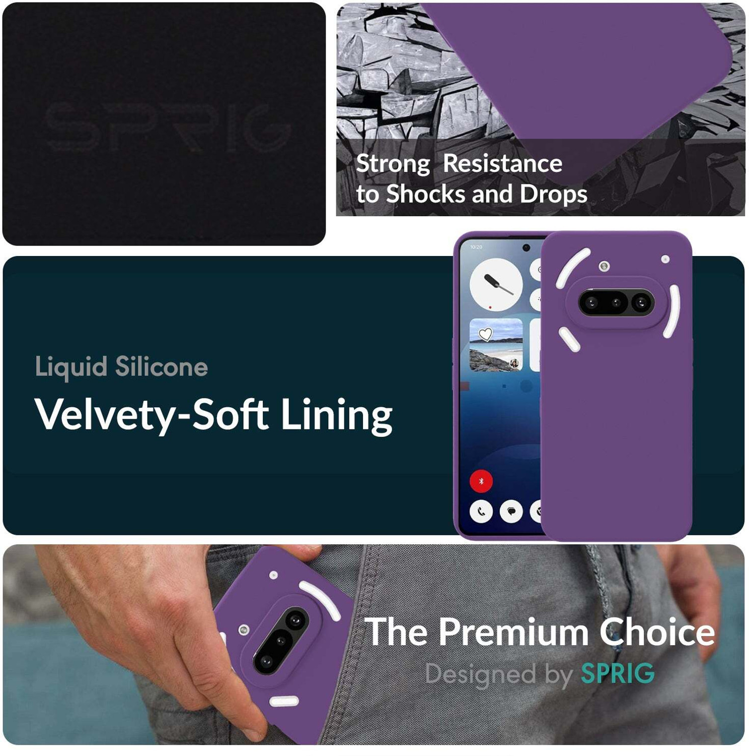 Image of Sprig Back Cover for Nothing Phone (3a) 5G, Nothing Phone 3a 5G