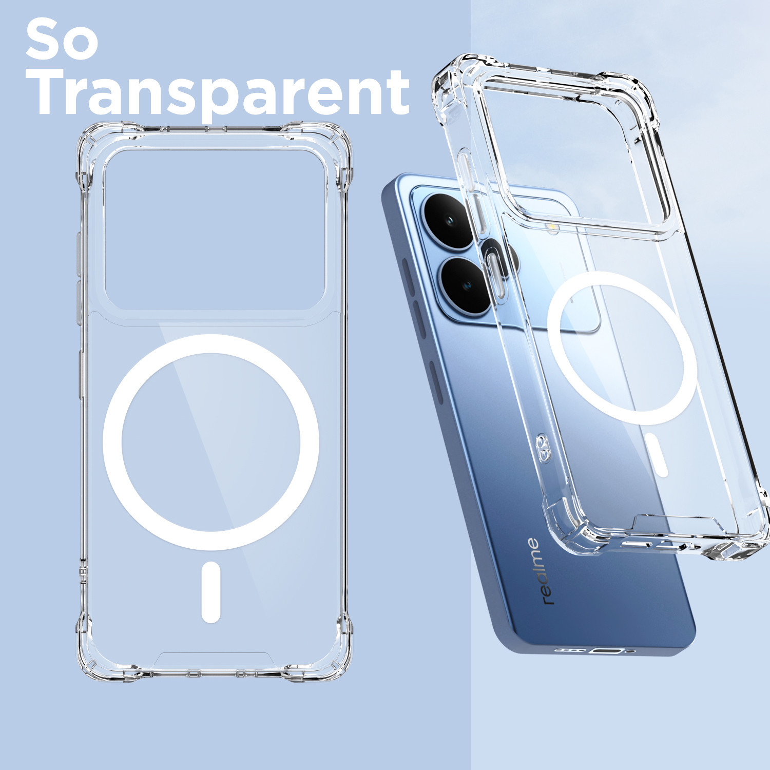 Image of Pikkme Back Cover for Realme P4 5G