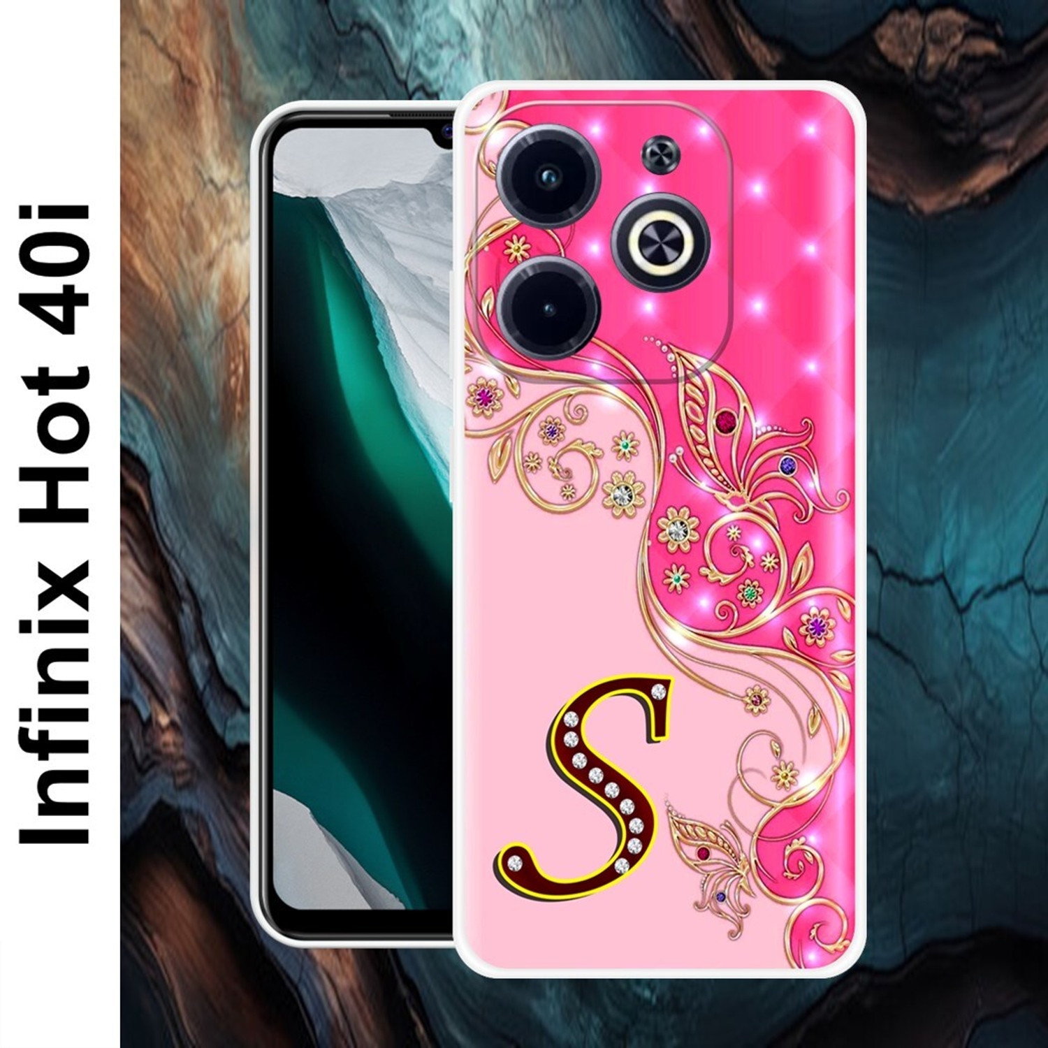 Image of Printcase Back Cover for Infinix Hot 40i