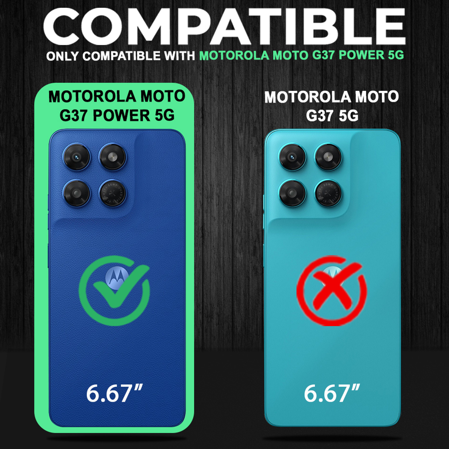 Image of AelVouX Back Cover for Moto G37 Power 5G