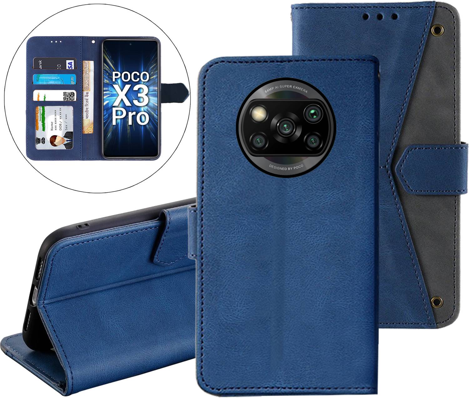 Autofocus Back Cover for Poco X3 Pro