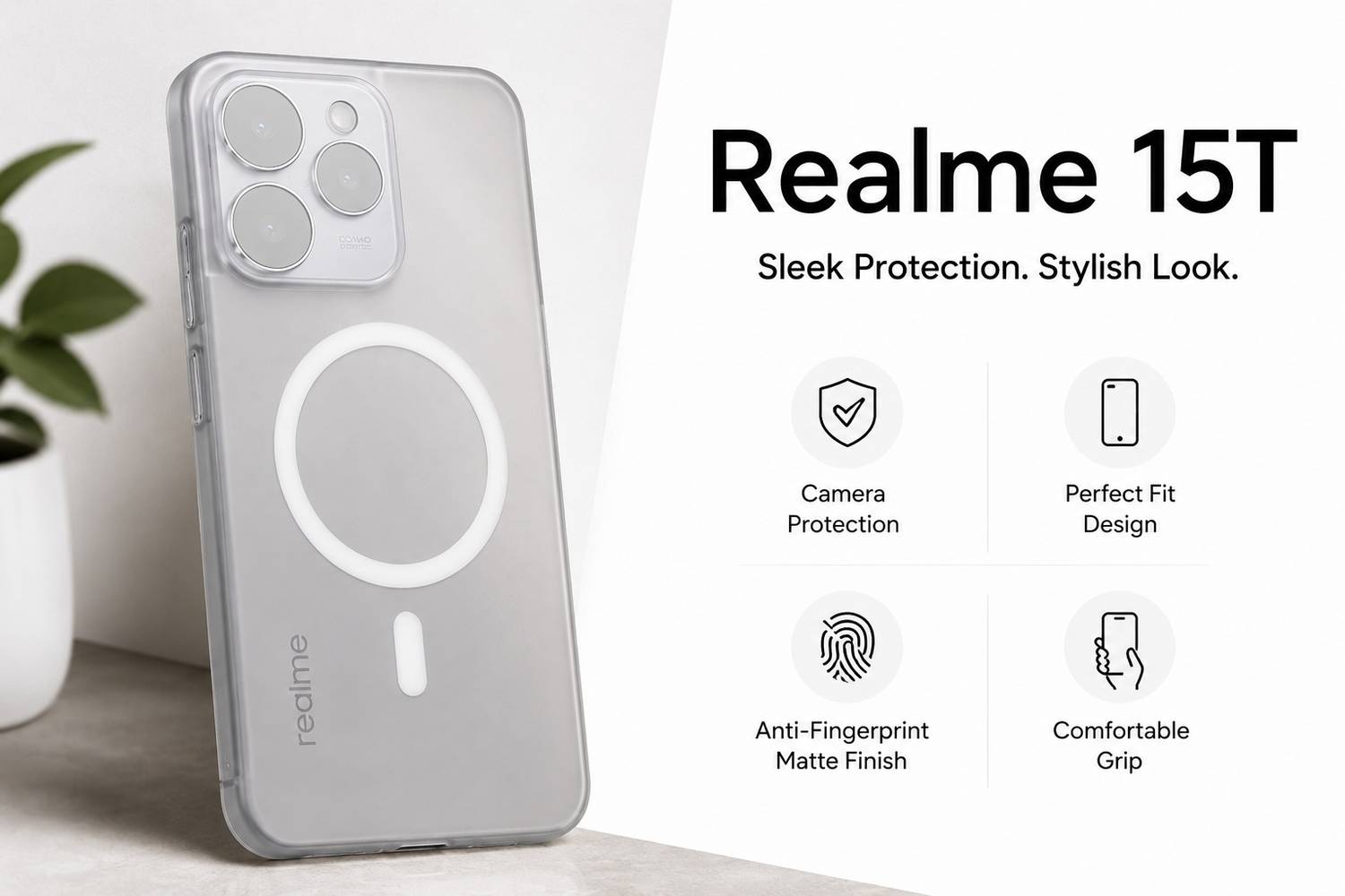 Nice Assoseries HUB Back Cover for Realme 15T - Image 1