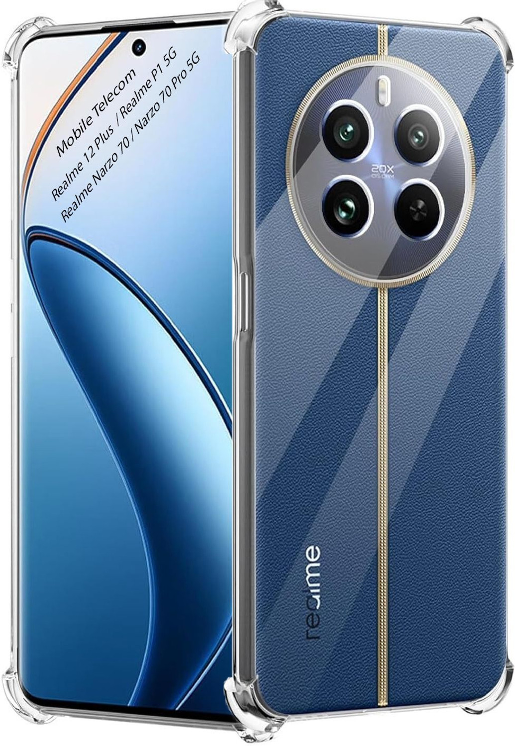 Image of Crystal Armour Back Cover for Realme Narzo 70 Pro 5G
