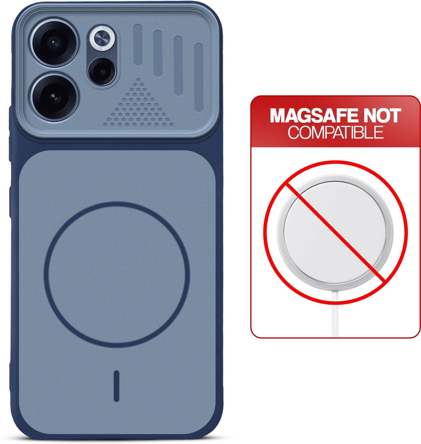 Mr. Case Back Cover for Oppo Reno 15C 5G Blue - Image 4